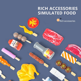 Rounded edges keep play safe during active kitchen role-play