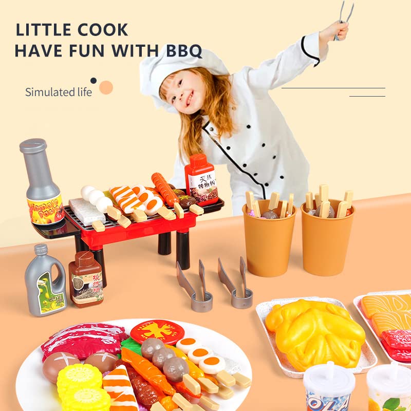 Two mini grills for realistic grilling stations during family playtime