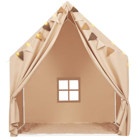 MORITECK play tent supports dolls and plush toys during playtime.