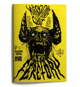 MÖRK BORG Cult Feretory cover art sets mood for your table.