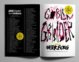 MÖRK BORG Cult Feretory overland travel visuals illustrate perilous Roads to Damnation.