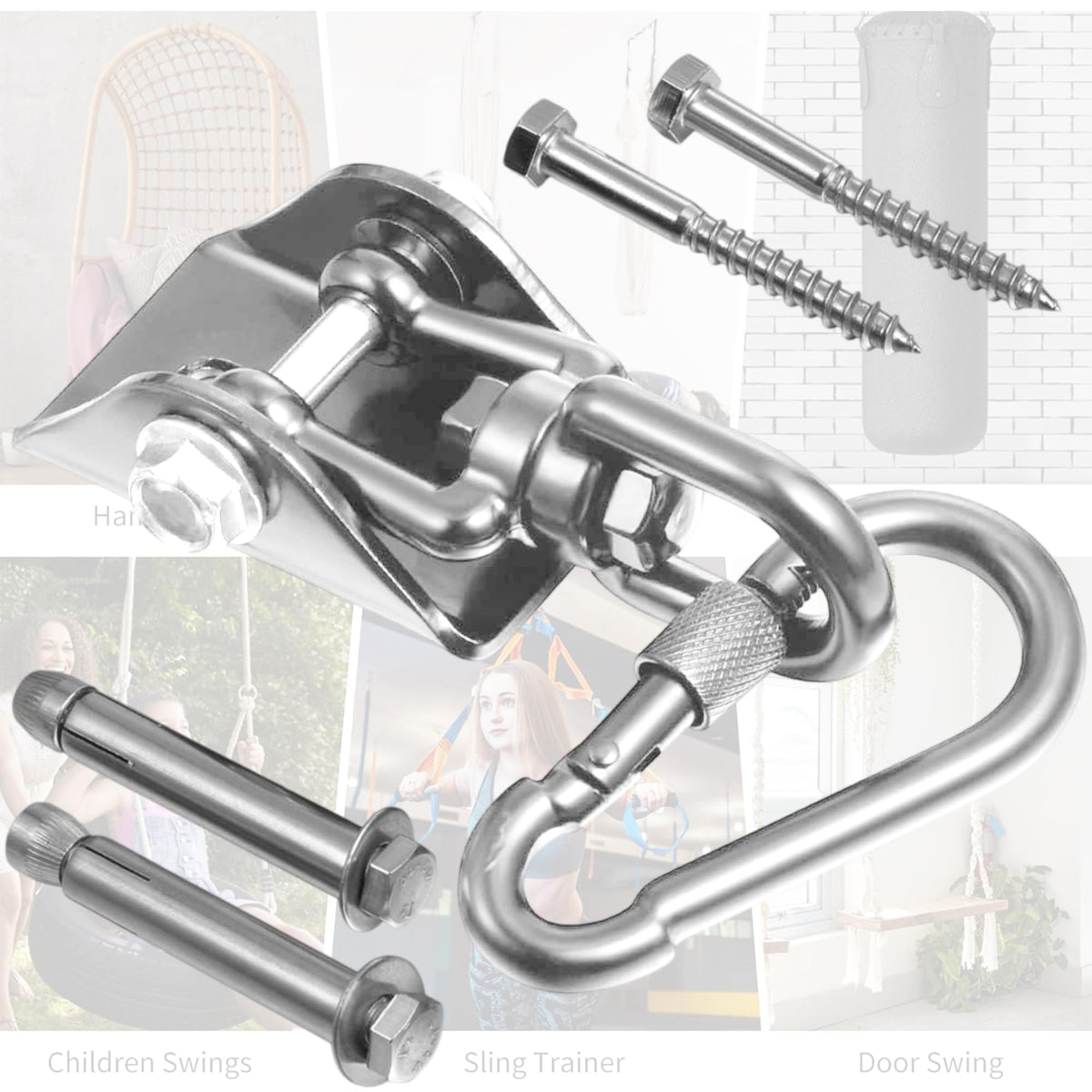 Mornihima outdoor indoor hanger assembly fits garden and deck spaces.
