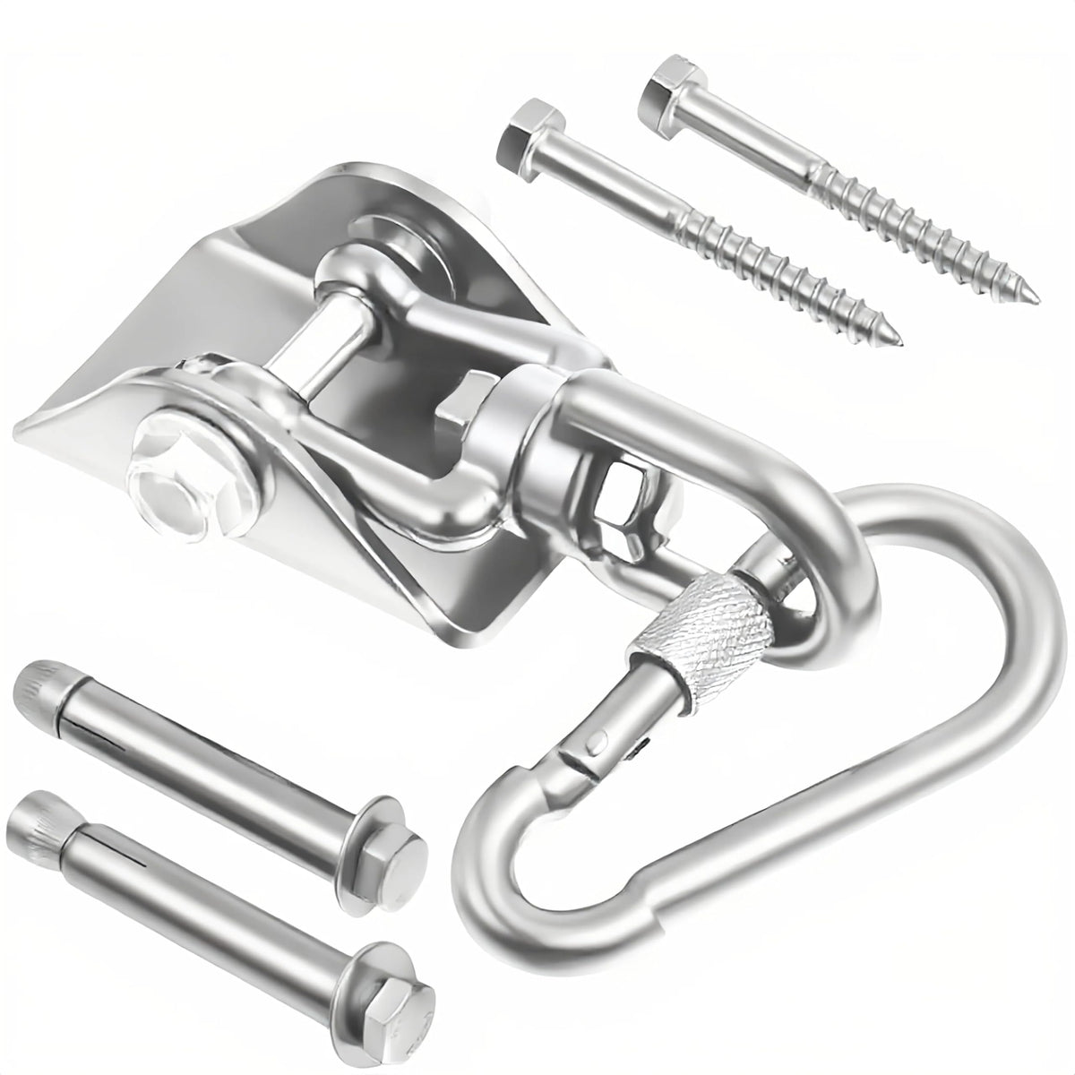 Mornihima stainless steel hammock hanger highlights rust resistance.