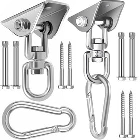 Mornihima swing hanger 360-rotate enables versatile hammock setups.
