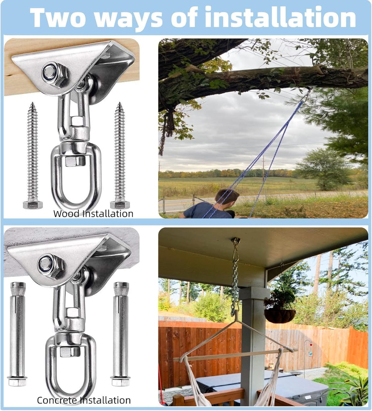 Mornihima swing hanger diy playset shows indoor outdoor versatility.