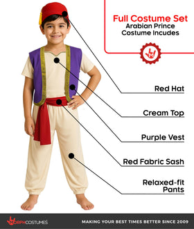 Morph Arabian Prince costume pants with elastic waist for easy movement