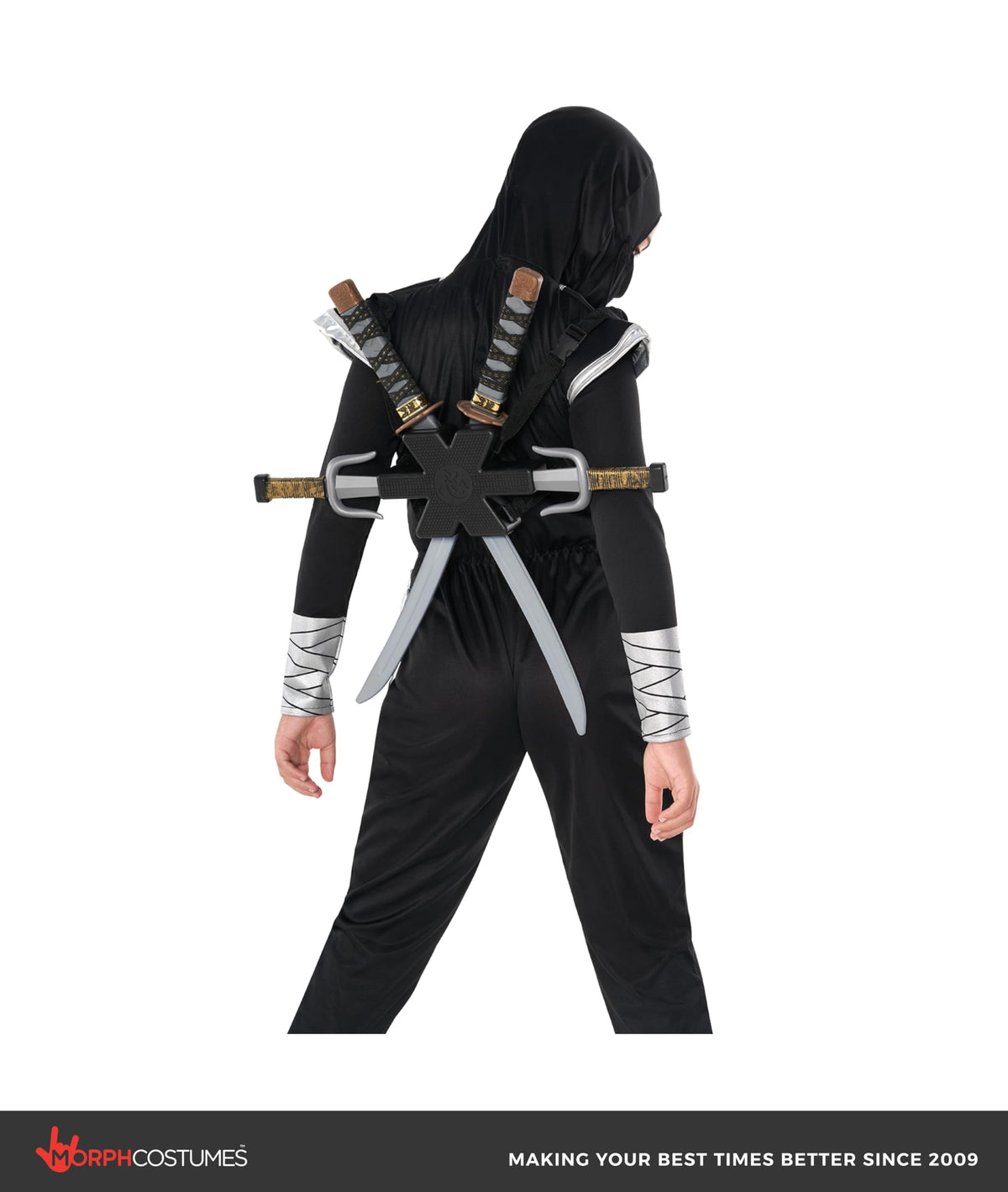 Morph Backpack Holder keeps ninja weapons organized for quick-draw adventures.