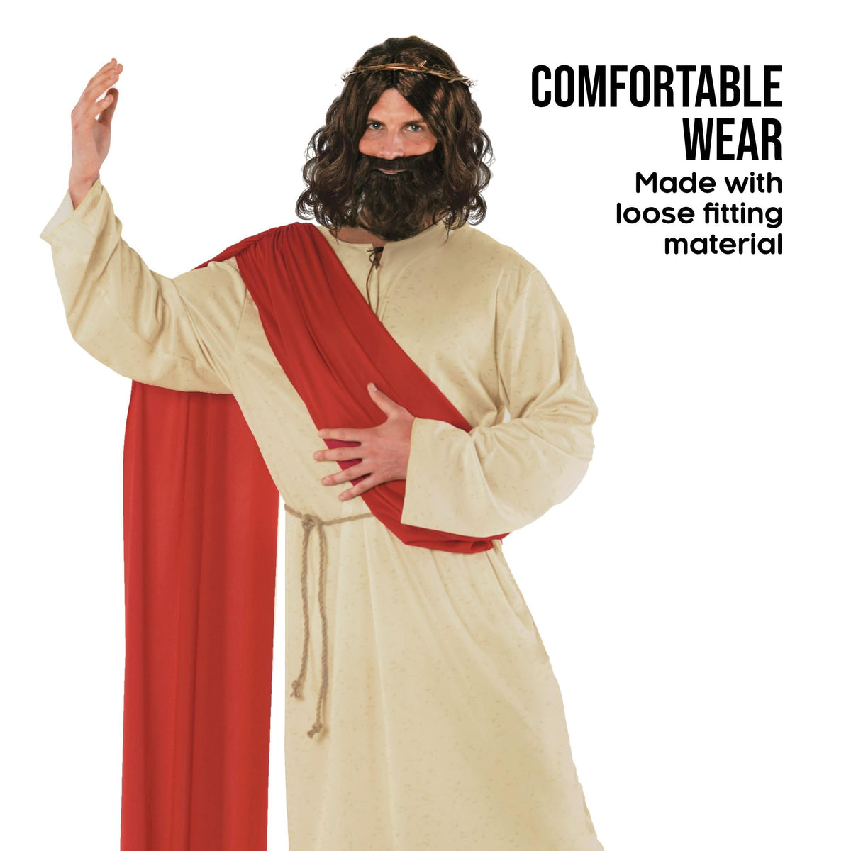 Morph hand wash care preserves costume quality.