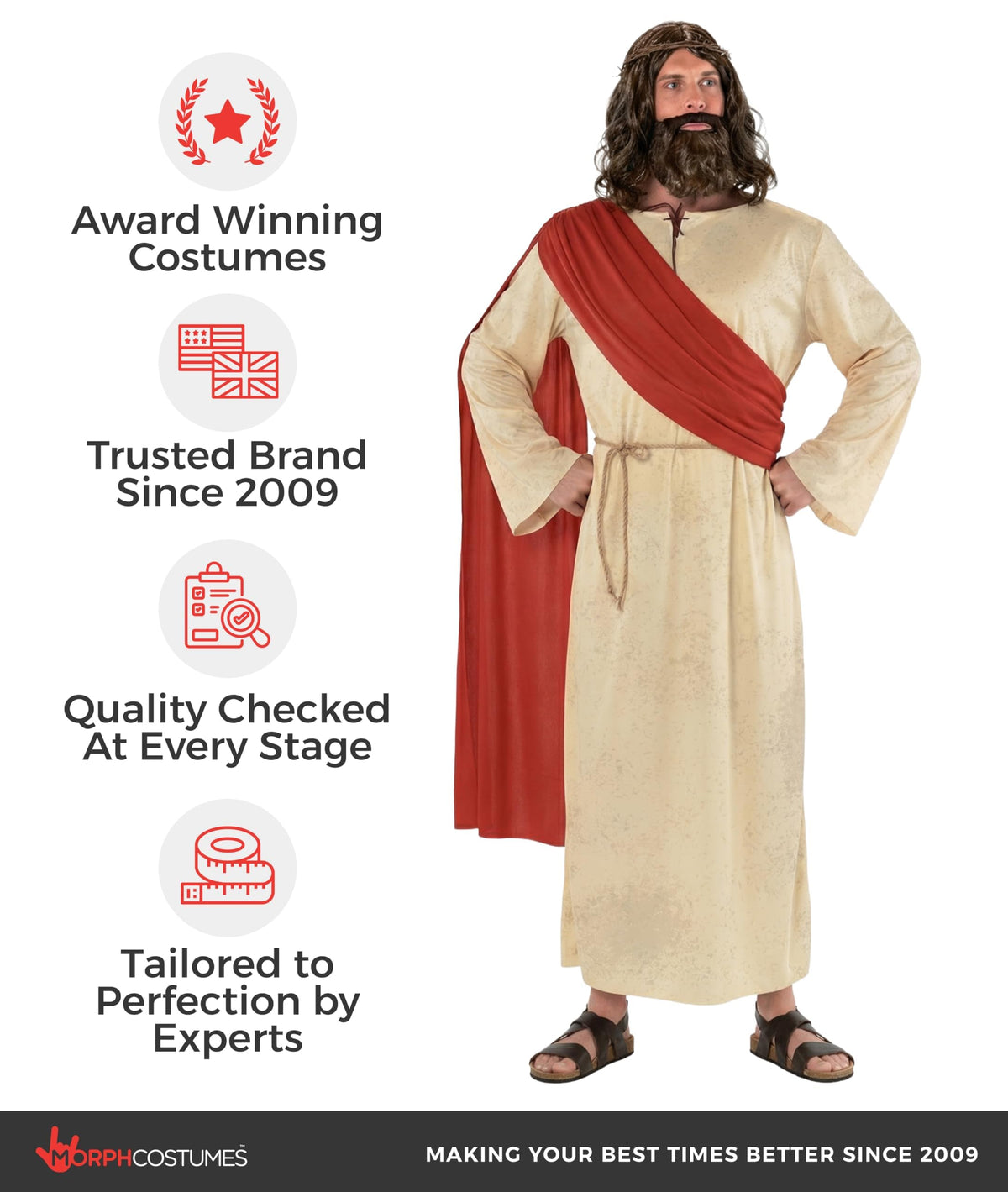 Morph durable fabric supports indoor and outdoor performances.