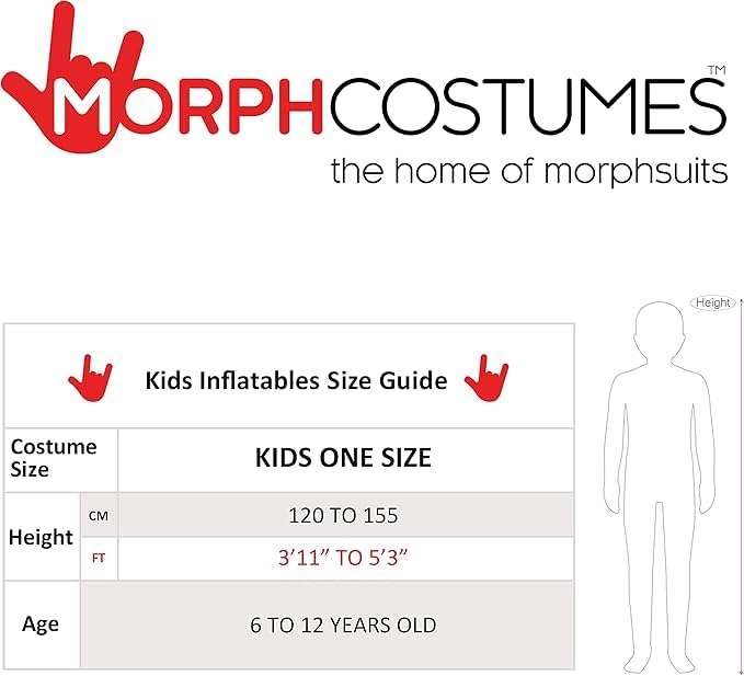 Morph Kids Alien Costume Halloween-ready look for festive occasions.
