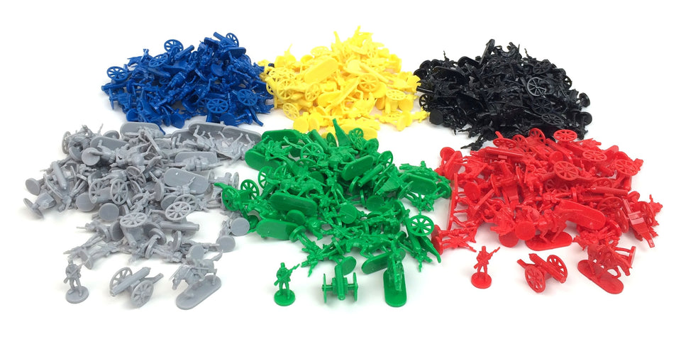 Morrison Games Risk infantry pieces provide durable replacement troops for classic Risk battles.