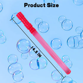 MortTime bubble wands in 8 colors inviting kids to play