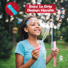 MortTime bubble wands made of soft plastic to prevent leaks