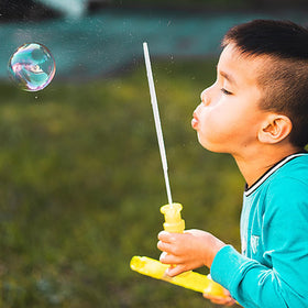 MortTime bubble wands as a summer toy gift for children