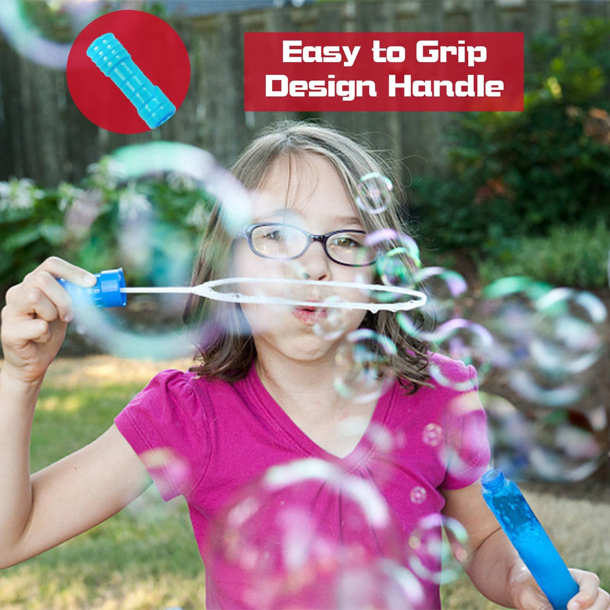 MorTime kids enjoy bubble play during sunny outdoor moments.