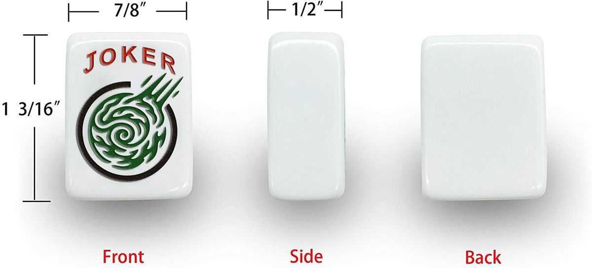 Mose Cafolo 5/8-inch dice and money chips for gameplay.