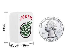 Mose Cafolo mahjong dice shown ready for quick, on-the-go setups.