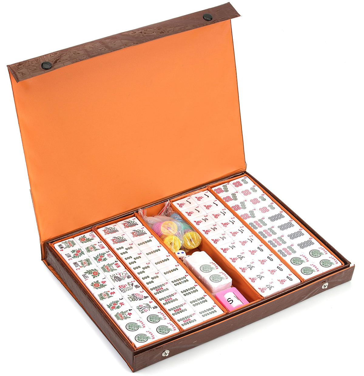 Mose Cafolo travel case for Mahjong keeps games portable and organized.