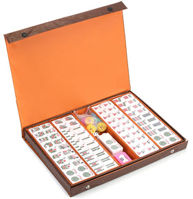 Mose Cafolo travel case for Mahjong keeps games portable and organized.