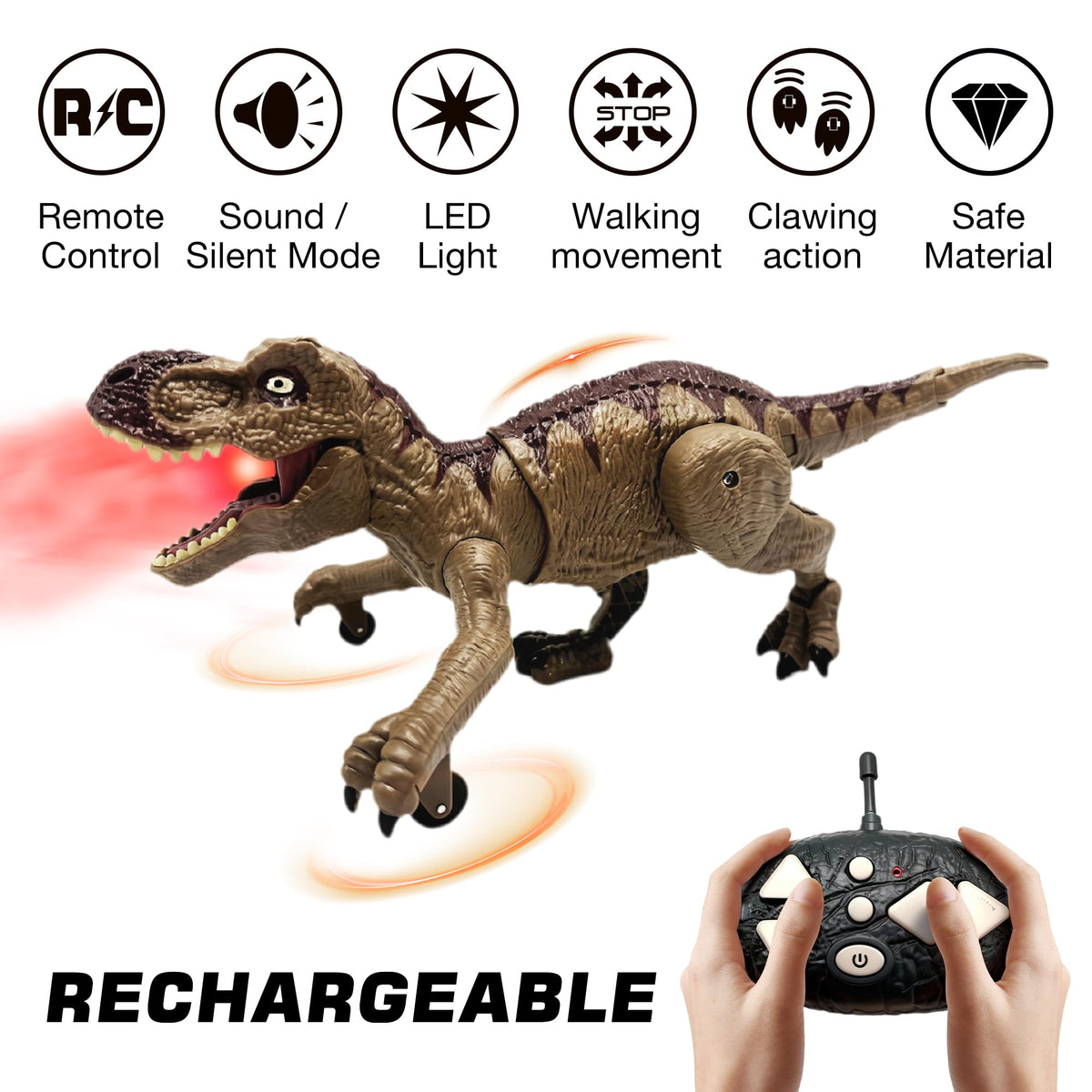 Moskiddo Mocha Flex Rex RC T-Rex perfect gift idea for kids