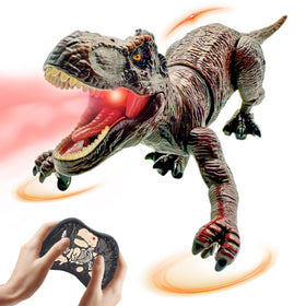 Moskiddo RC T-Rex walks with lifelike movement for imaginative play