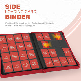 MOSLA interior suede lining adds luxury while protecting card faces.