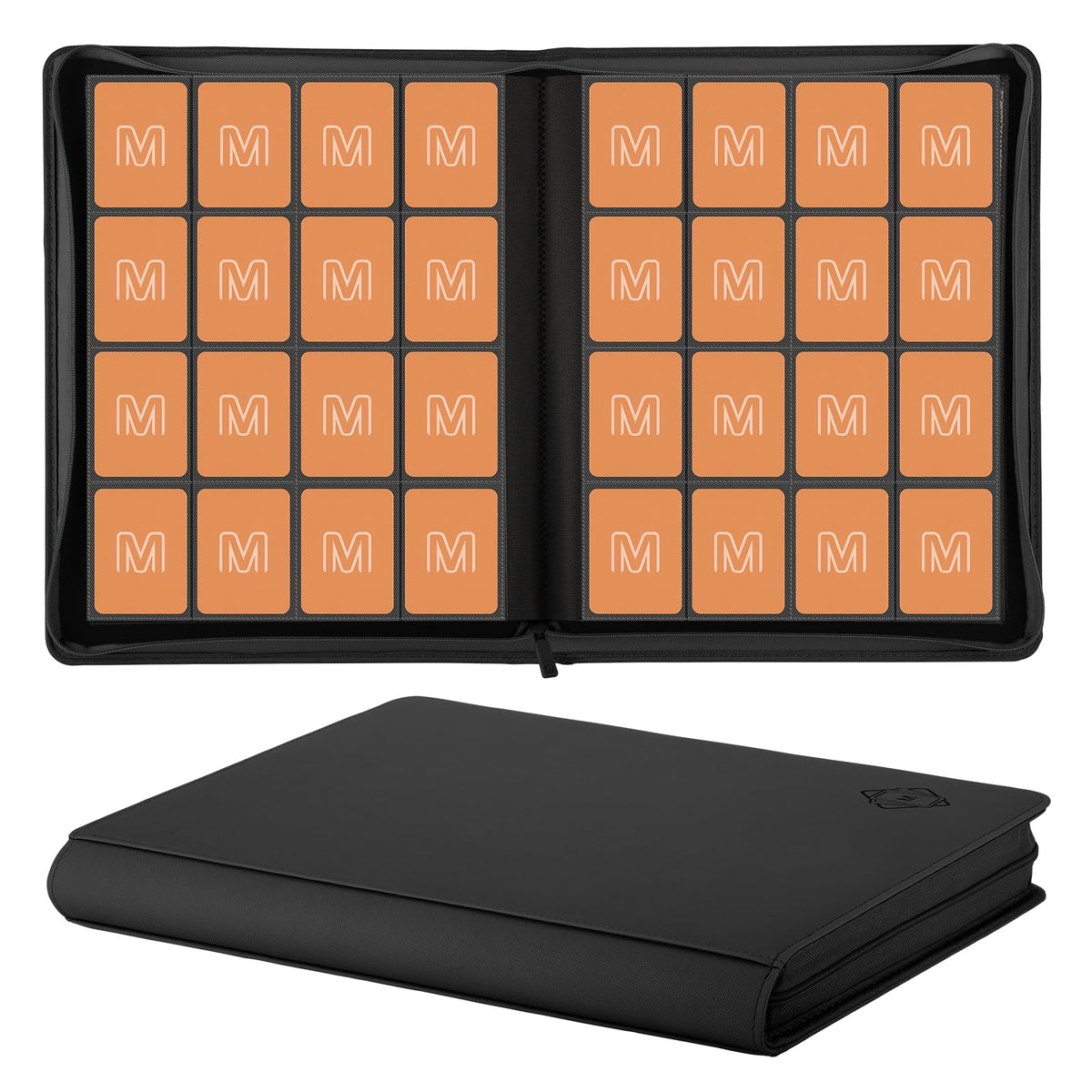 MOSLA Premium Card Binder cover with 16-pocket layout for organized collection.