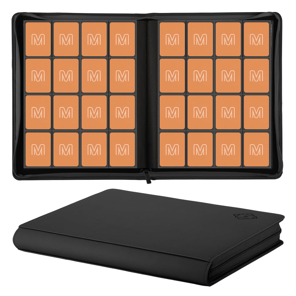 MOSLA Premium Card Binder cover with 16-pocket layout for organized collection.