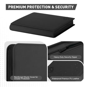 MOSLA premium card binder holds 720 cards across durable pages