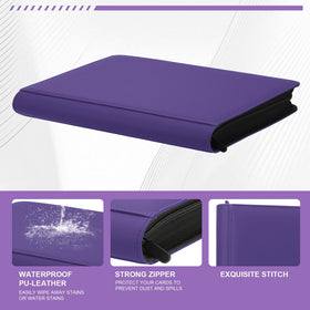 MOSLA binder with 16 internal pages holds up to 288 cards.