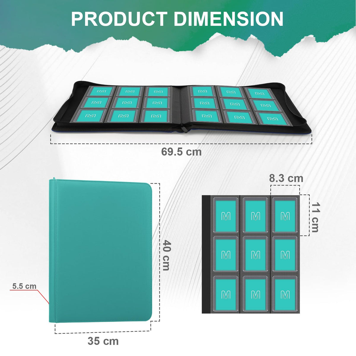 Double-sided MOSLA binder design maximizes storage without bulk.