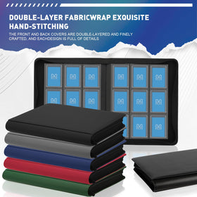 MOSLA gift-ready binder in navy, ideal for young collectors.