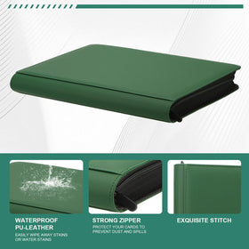 MOSLA Toploader Binder open view highlights the spacious interior layout.