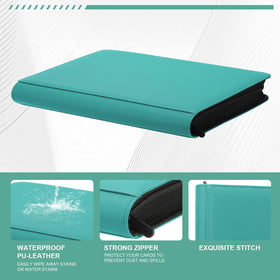 MOSLA binder in textured PU leather offers durability and a premium feel.