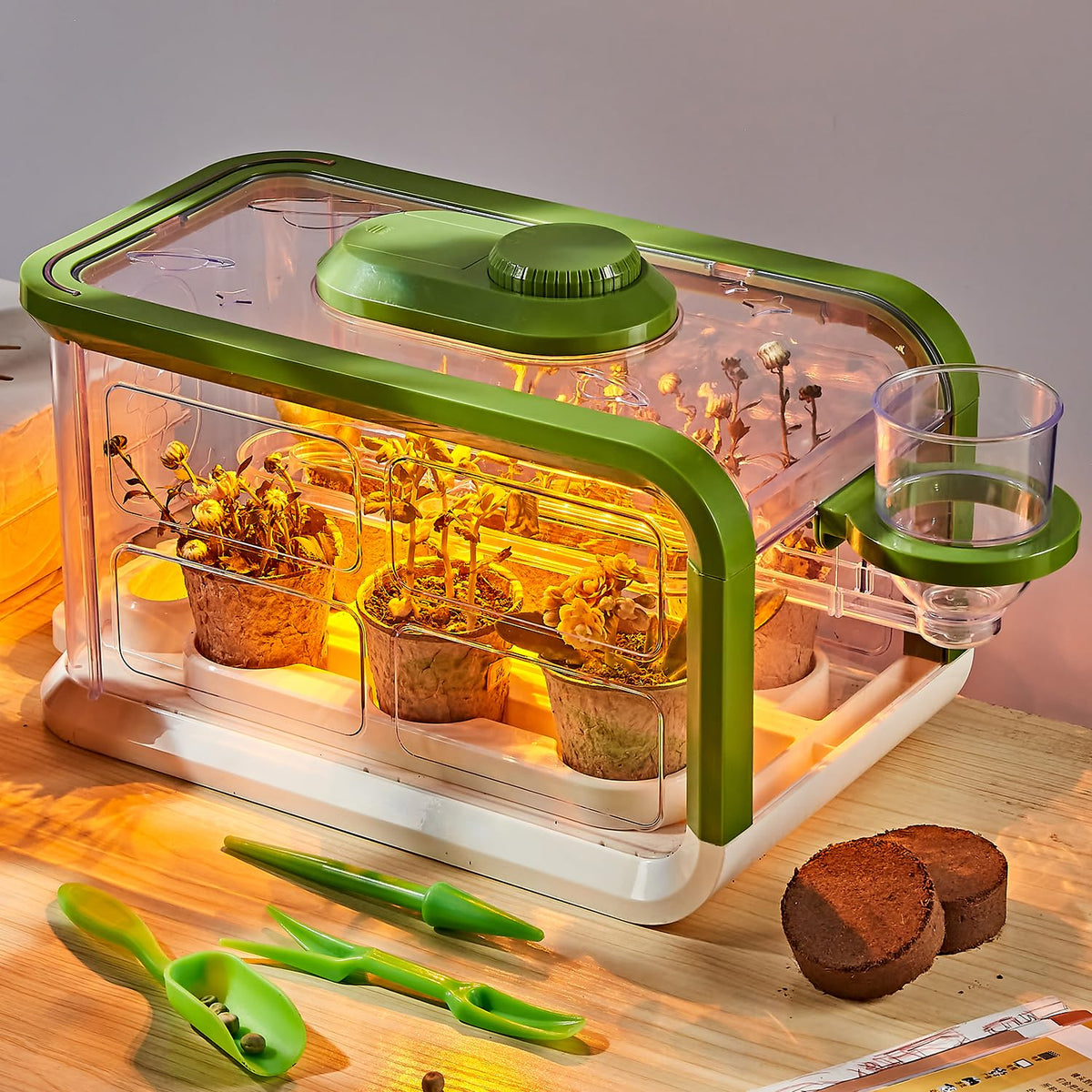 Mostop Kids Plant Growing Kit unboxed and ready to assemble for science learning