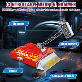 Mostop Razor Drum weapon during clash action