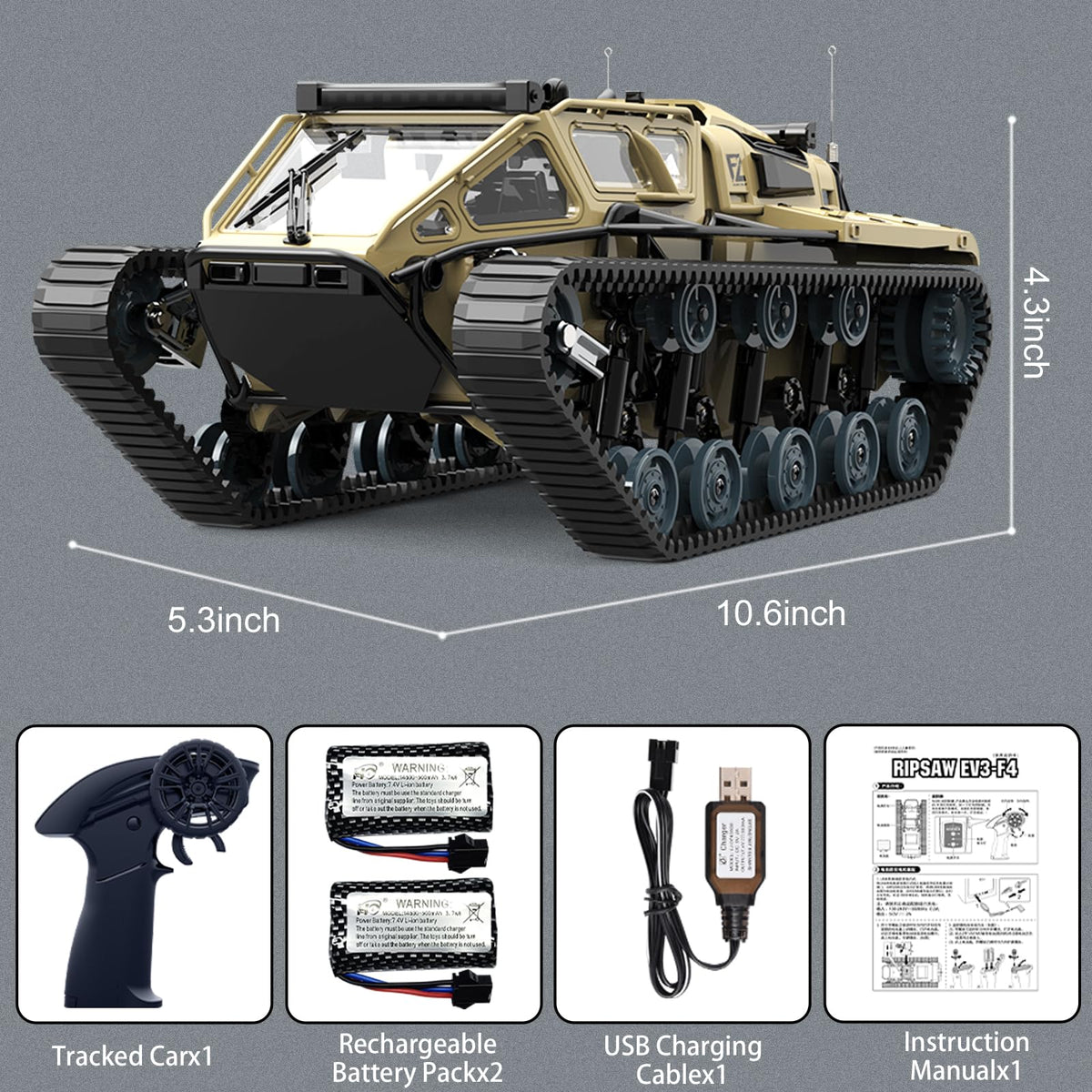 Mostop RC tank makes a versatile gift for kids and adults