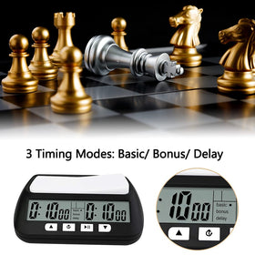 MOSTRUST chess timer control panel illustrating user-friendly settings.