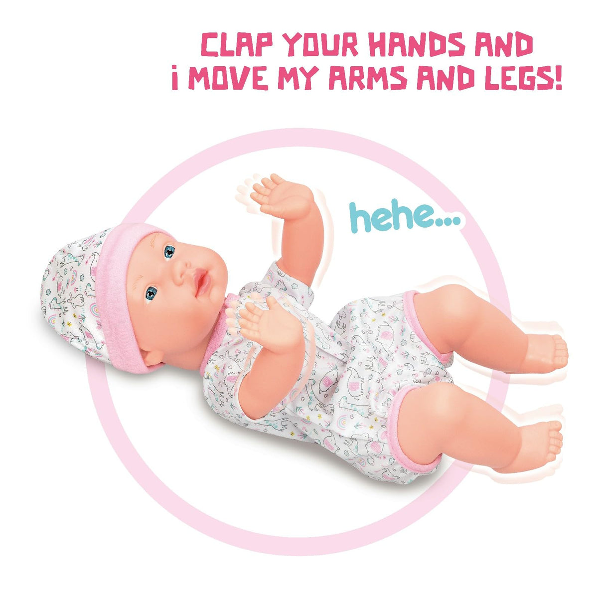 Mother Love doll feeding bottle with sucking sounds for nurturing play.
