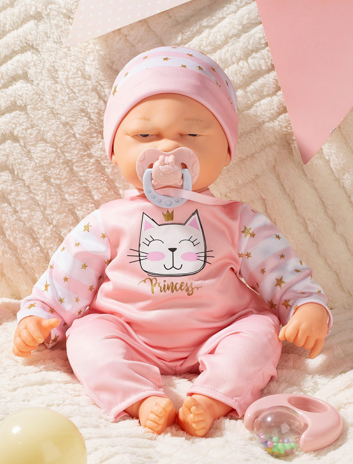 Mother Love interactive baby doll 16-inch ready for nurturing play and storytelling