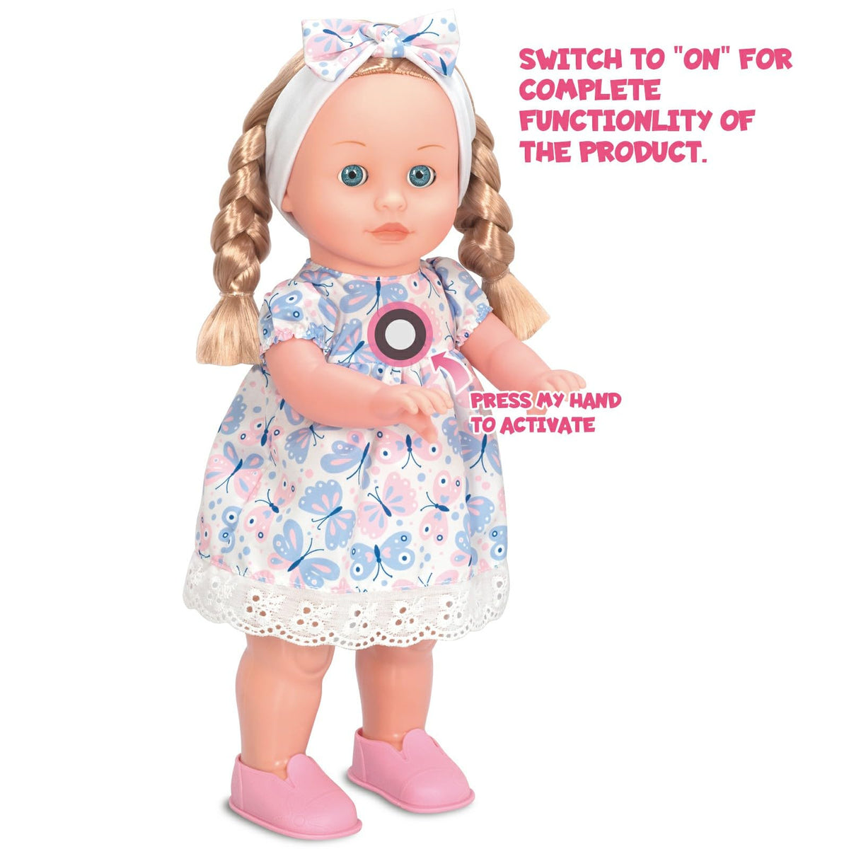 Mother Love Walking Dolls 16in singing in motion showcases musical play