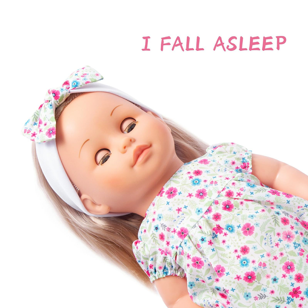 Chest-press activation powers Mother Love Walking Dolls for instant play.