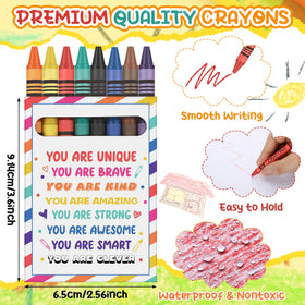 MotiMind eight-color crayon bulk set ideal for art projects