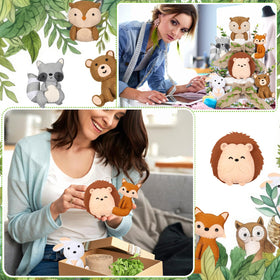 MotiMind woodland animals ribbon helps color coordination across decorations