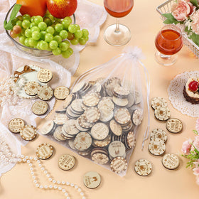 Motionchic tokens arranged on tables ease service at events