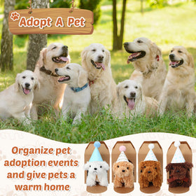 Motionchic kraft paper boxes for animal-themed party gifts.