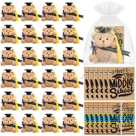 Motionchic mini graduation bears cap keepsake for 5th graders