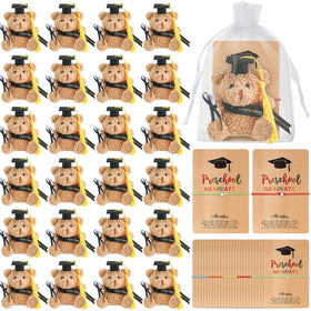 Motionchic preschool graduation bear, 4-inch keepsake for Class of 2026.
