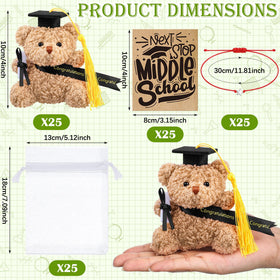 Motionchic white organza bags with cards presenting gifts neatly