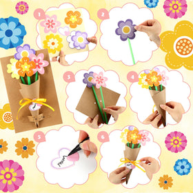 Motipuns glue points deliver strong adhesion for durable handmade bouquets.